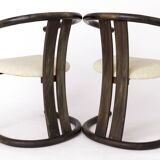 Set of 8 Vintage Casala Dining Armchairs – 1960s/70s Mid-Century Modern