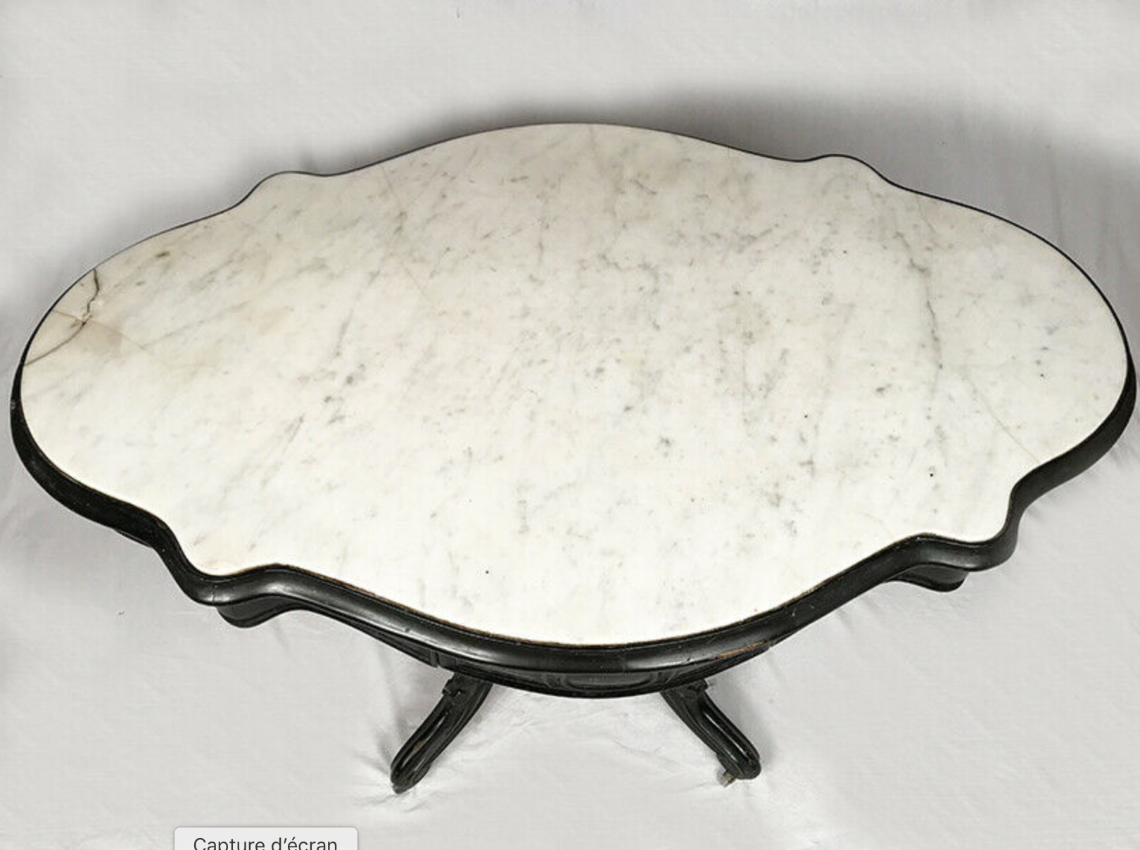 Table violonée Napoléon III