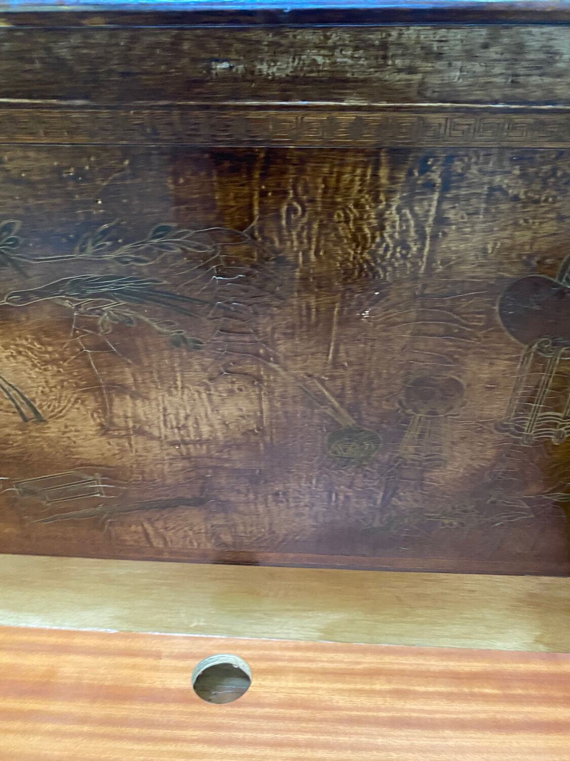 Bar furniture old Asian Chinese style transformed