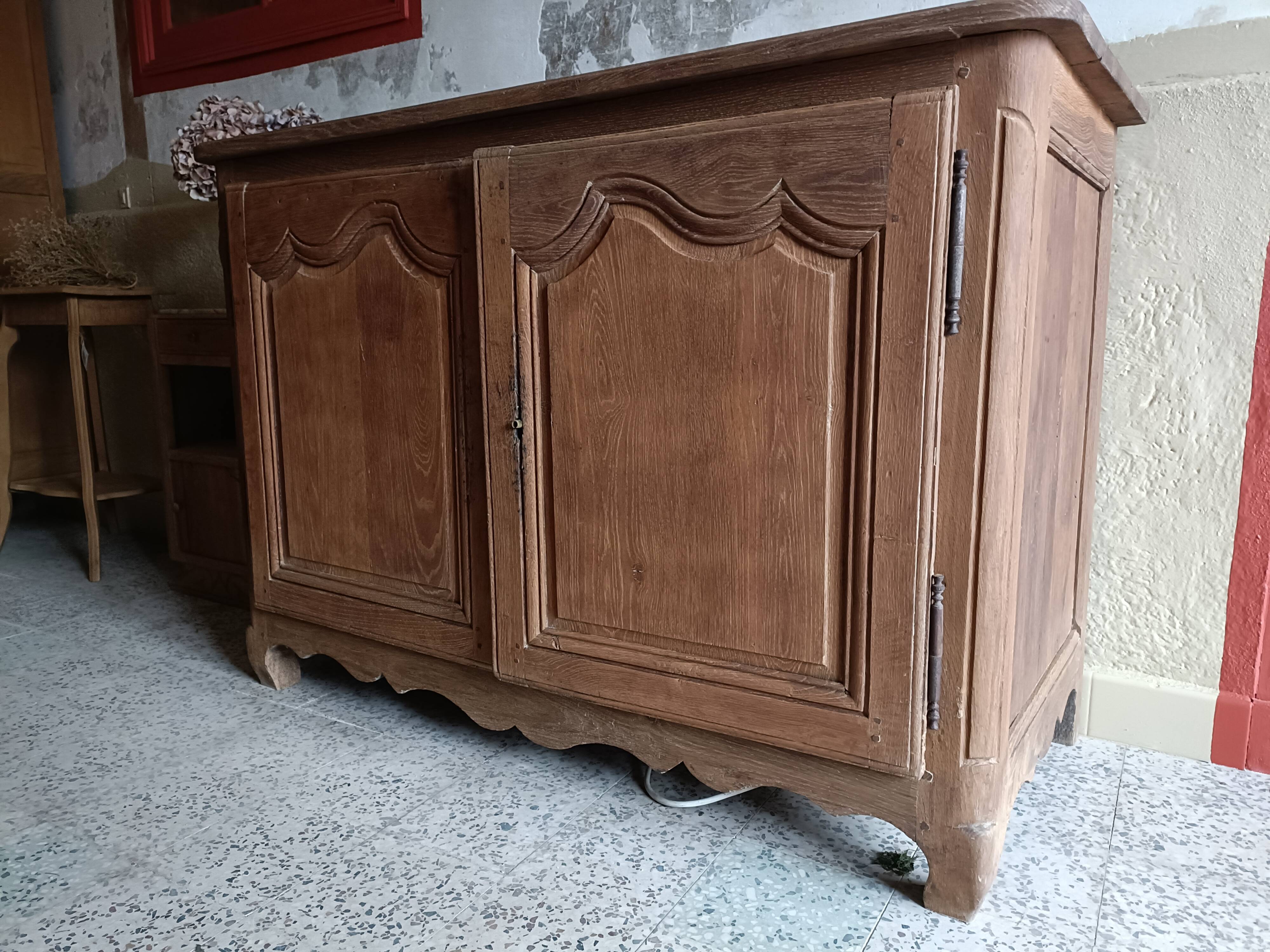 Renovated rustic sideboard
