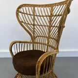 Wicker Chair by Gio Ponti and Lio Carminati, 1960s