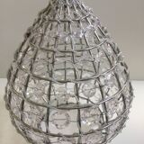 Chrome metal pendant lampshade pendant lamp