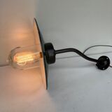 Wall lamp COL de Cygne in cast steel, fully restored 1920 1930