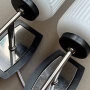 Pair of Italian mid-century wall lights, 1960-70s