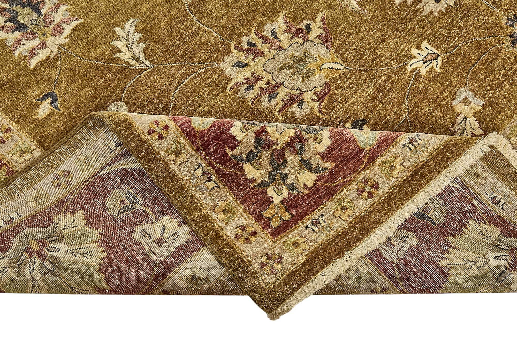 Turkish Handknotted Wool Oushak Rug 302 cm x 424 cm