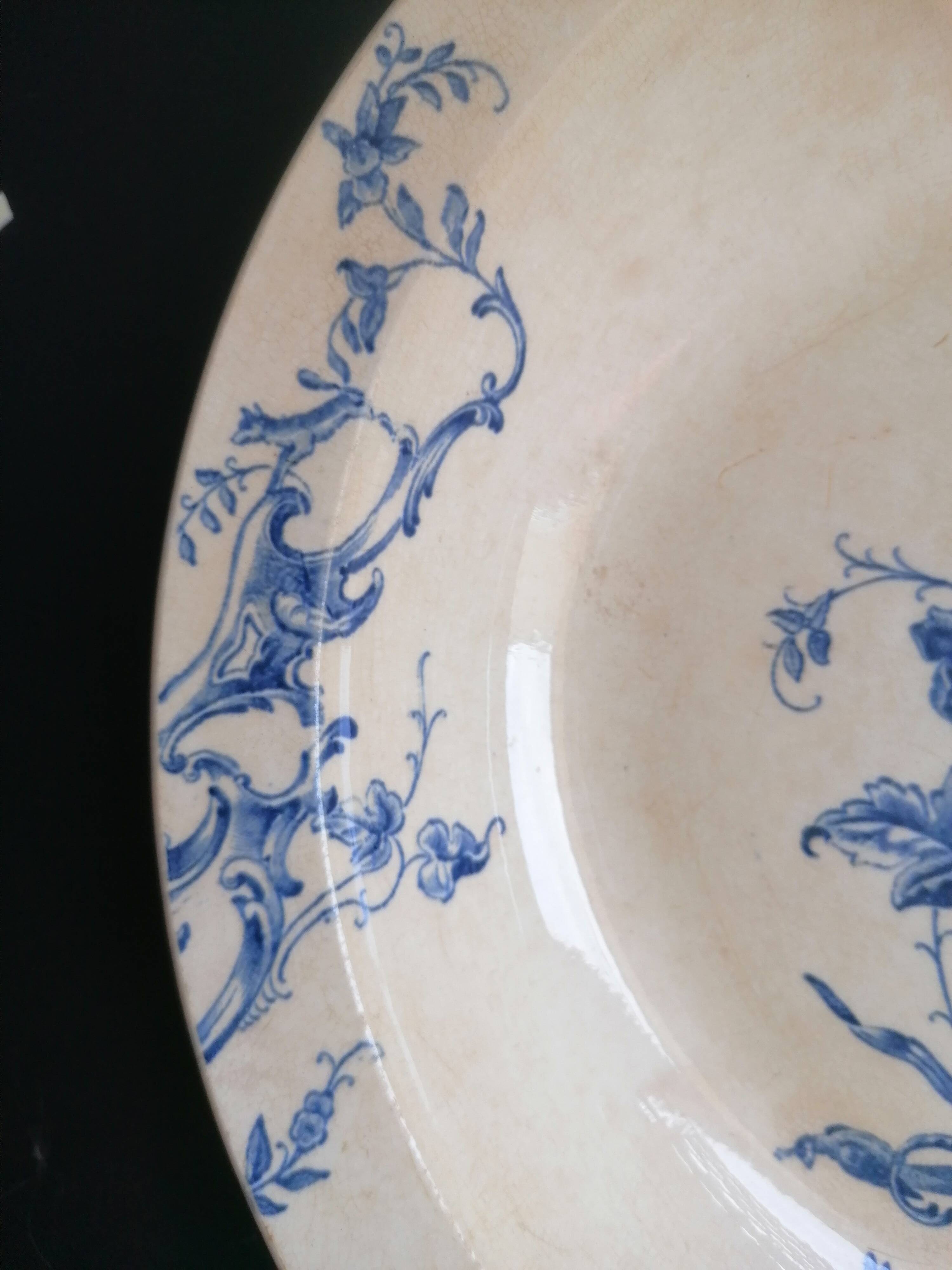 Shallow dish, iron earth, Jules Vieillard, 19th century.