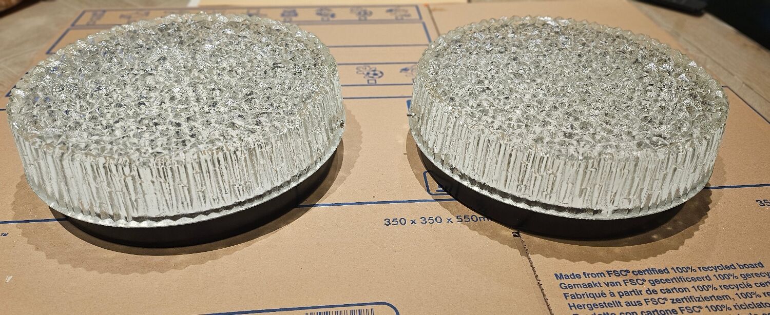 Lot de 2 plafonniers holophane
