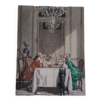 Illustration d'Auguste Leroux pour la vie de Casanova