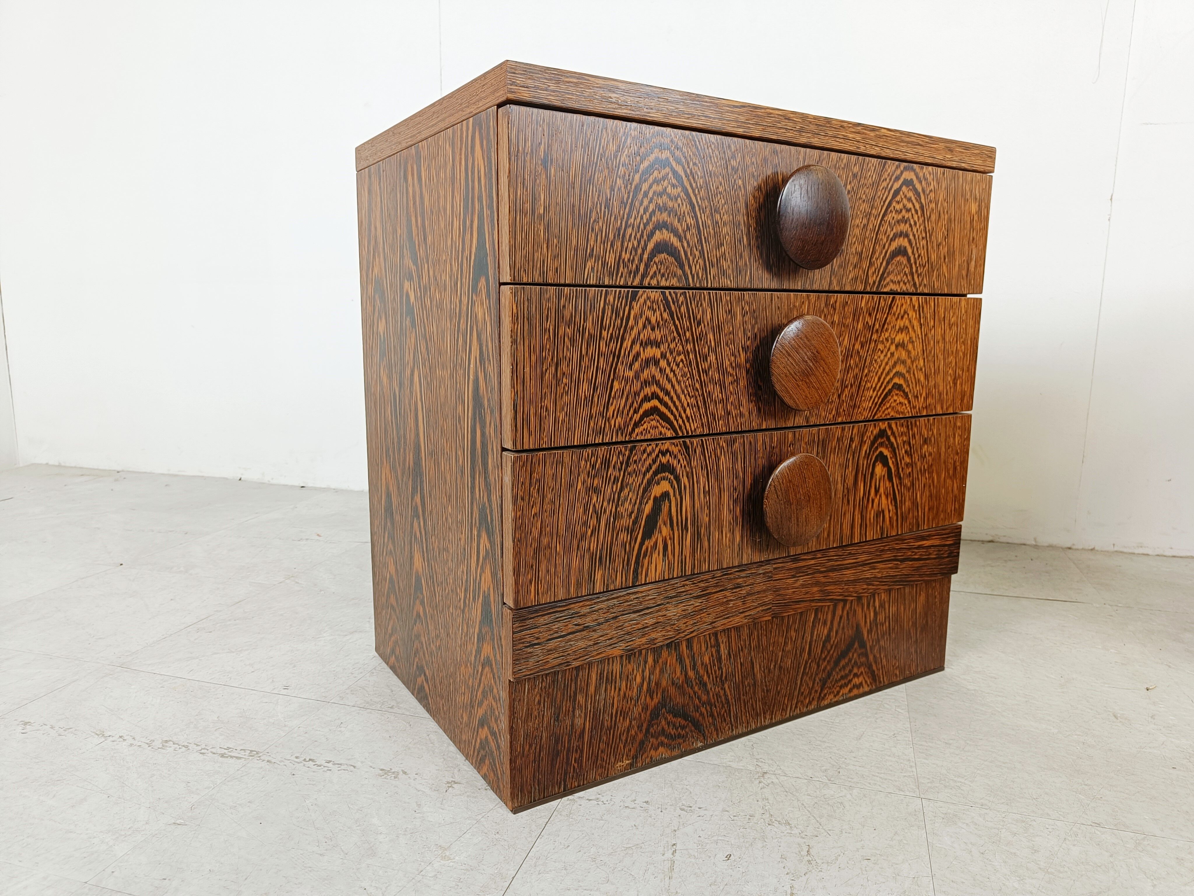 Set of brutalist cabinets, 1970s
