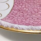 Large Ceramic Pink Fish Vide-Poche / Decorative Plate by Rometti, Italy