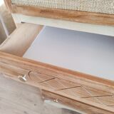 Vintage linen chest of drawers