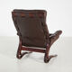 Leather lounge chair