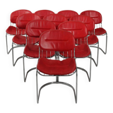 Ten 1970s chairs attributed to Gastone Rinaldi