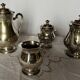 Old silver metal tea/coffee service
