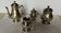 Old silver metal tea/coffee service