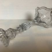 Bougeoir vallerysthal en verre moulé art déco