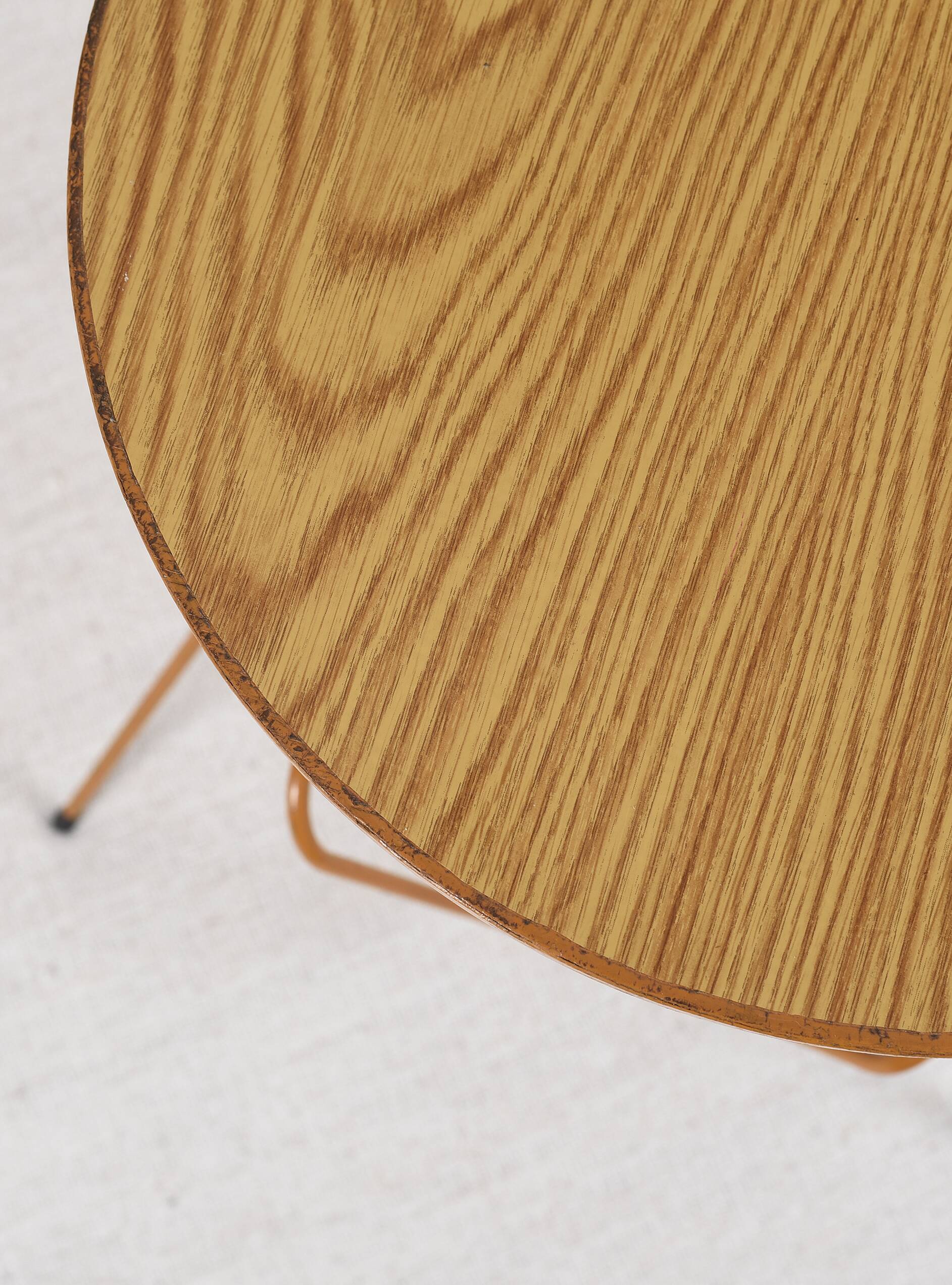 Vintage magazine rack side table