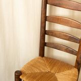 Set of 4 brutalist chairs