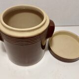 sandstone pot with lid