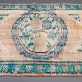 Turkish oushak rug 155x89 cm vintage carpet