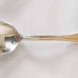 Dessert spoons, silver teaspoons