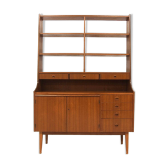 Secrétaire scandinave en teck, Suède, 1960