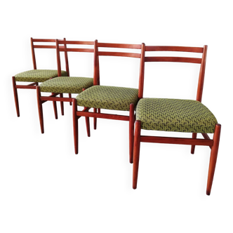 Set of 4 Czech Art Deco Chairs Ton, 1971, Up Zavody, Thonet