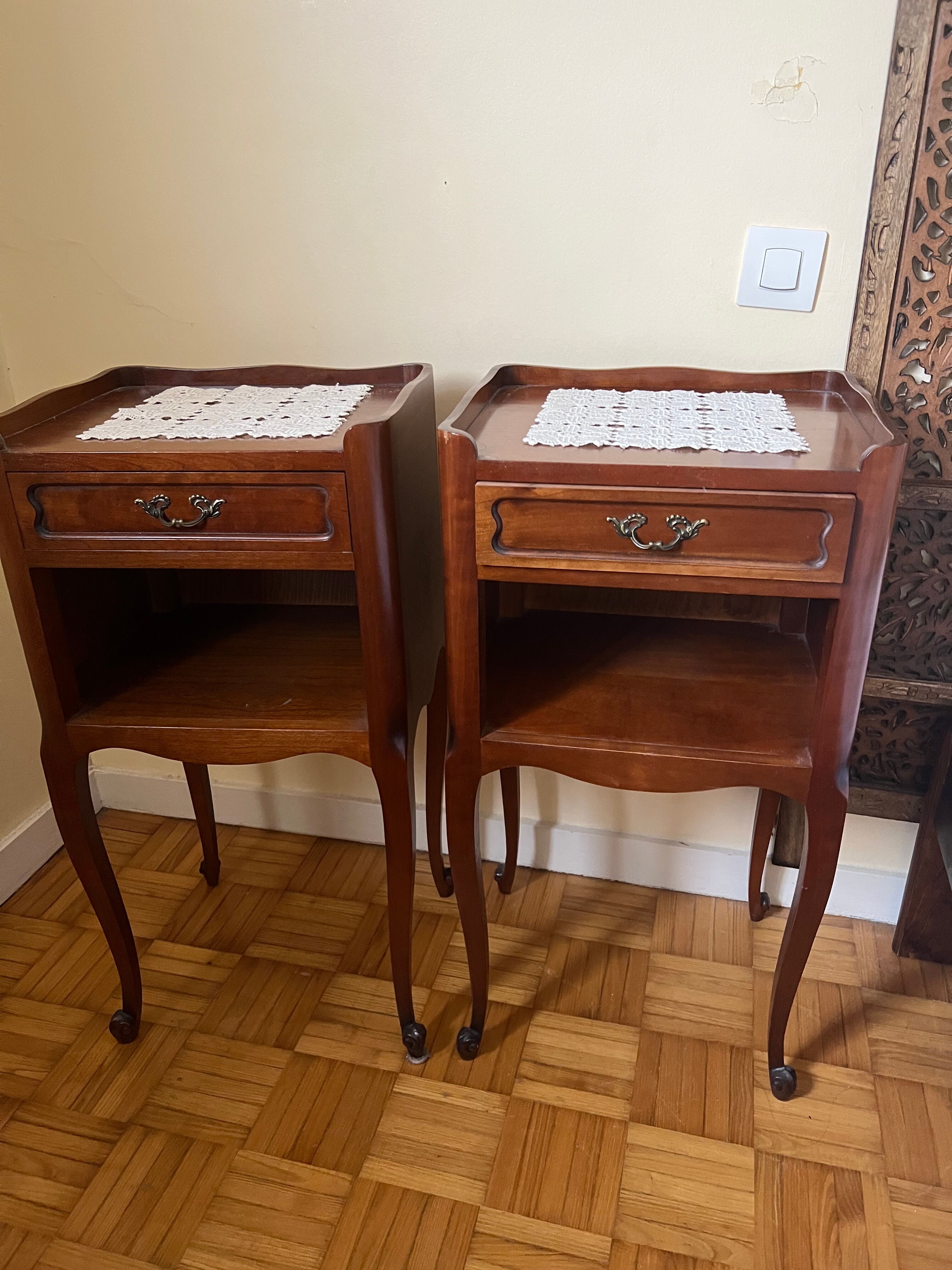 Pair bedside tables