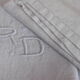 Serviettes de table damassé brodées