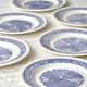 6 assiettes vintage champêtre