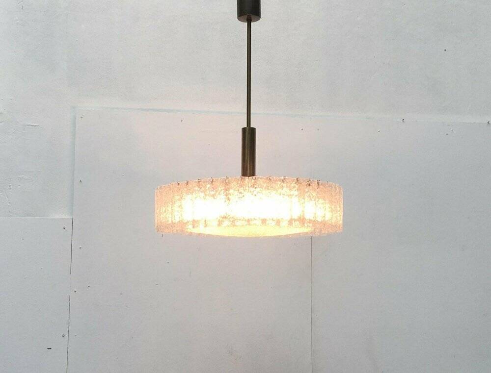 Large German chandelier from the mid-century by Doria Leuchten, 1960s.