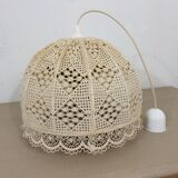 Vintage lace pendant lamp