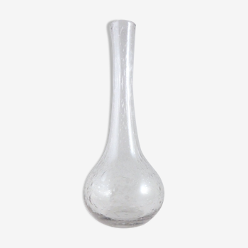 Vase praticality bubble glass glassware of Biot 1960/70
