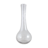Vase soliflore en verre bullé  Verrerie de Biot 1960/70