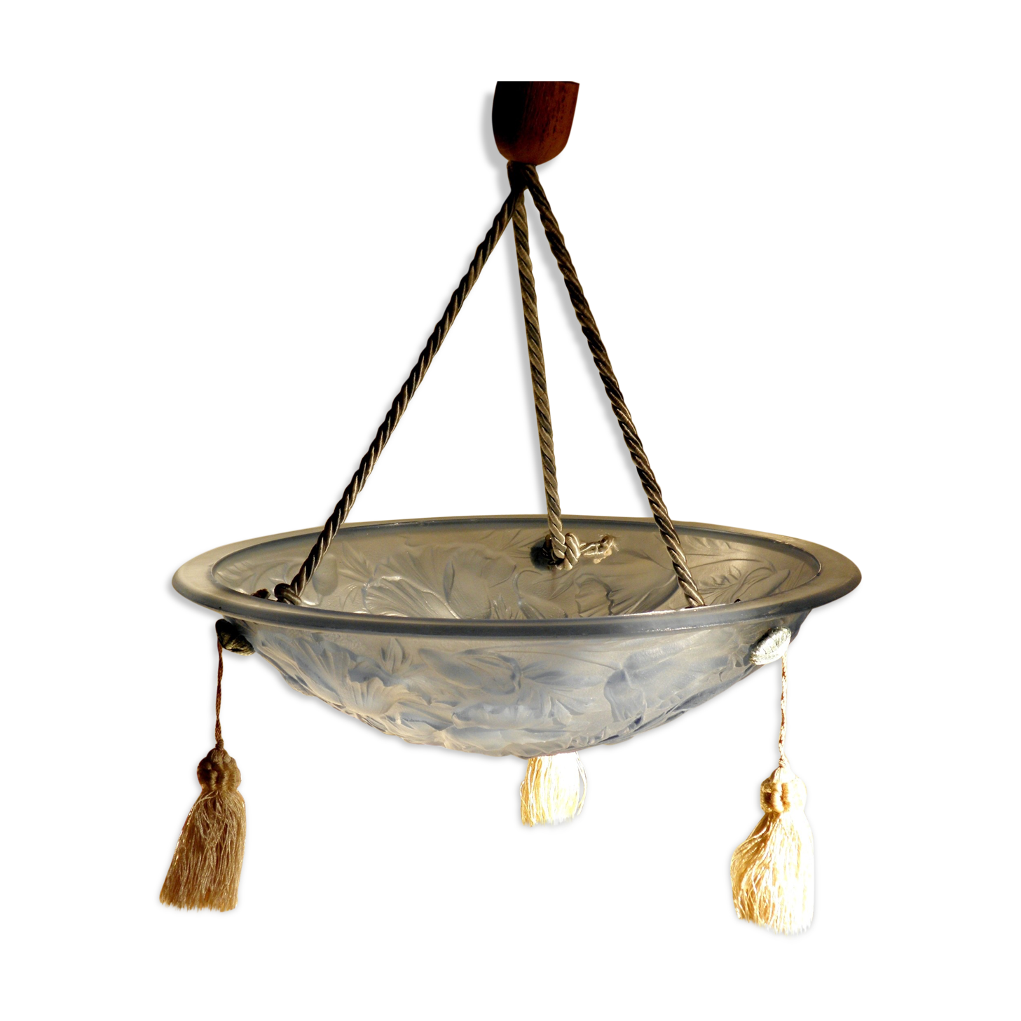 Hanging calysco art deco acorns