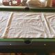 Old monogrammed fabric