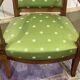 Pair of Empire style mahogany armchairs, 1950s work