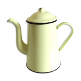 Light yellow glazed coffeepot