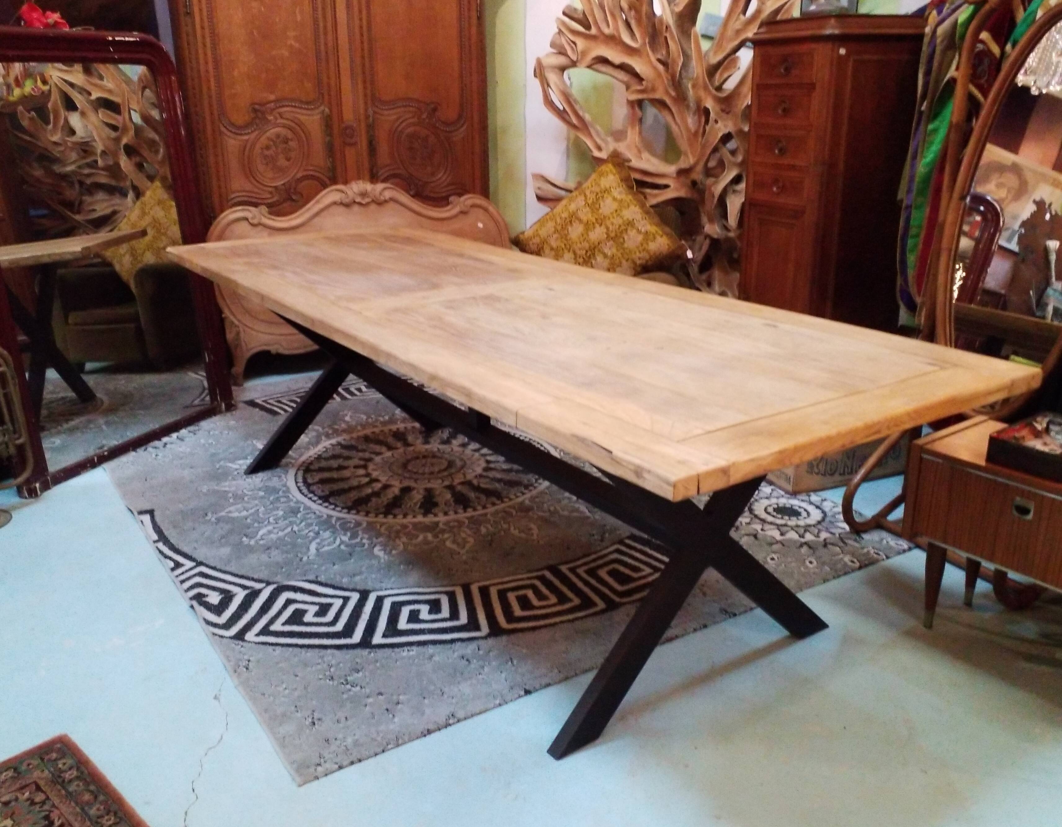 Industrial farm table