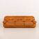 Mobil Girgi Sapporo leather sofa, 1970s