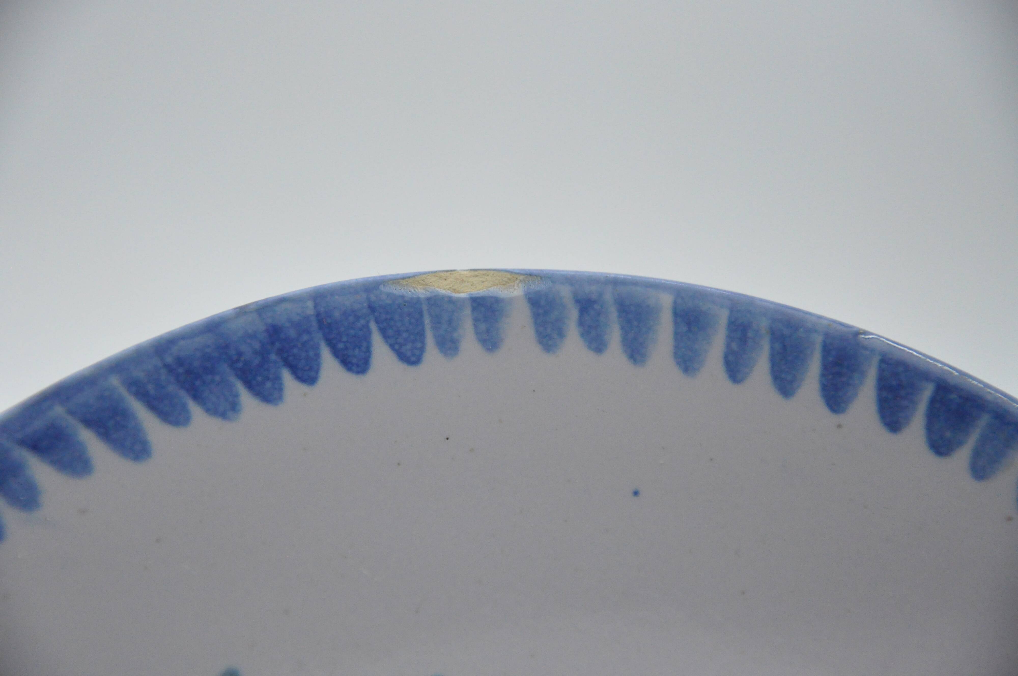 Old service 3 Plates of Charolles rooster