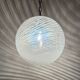 Vintage Swirl Murano pendant lamp, Italy, 1970s