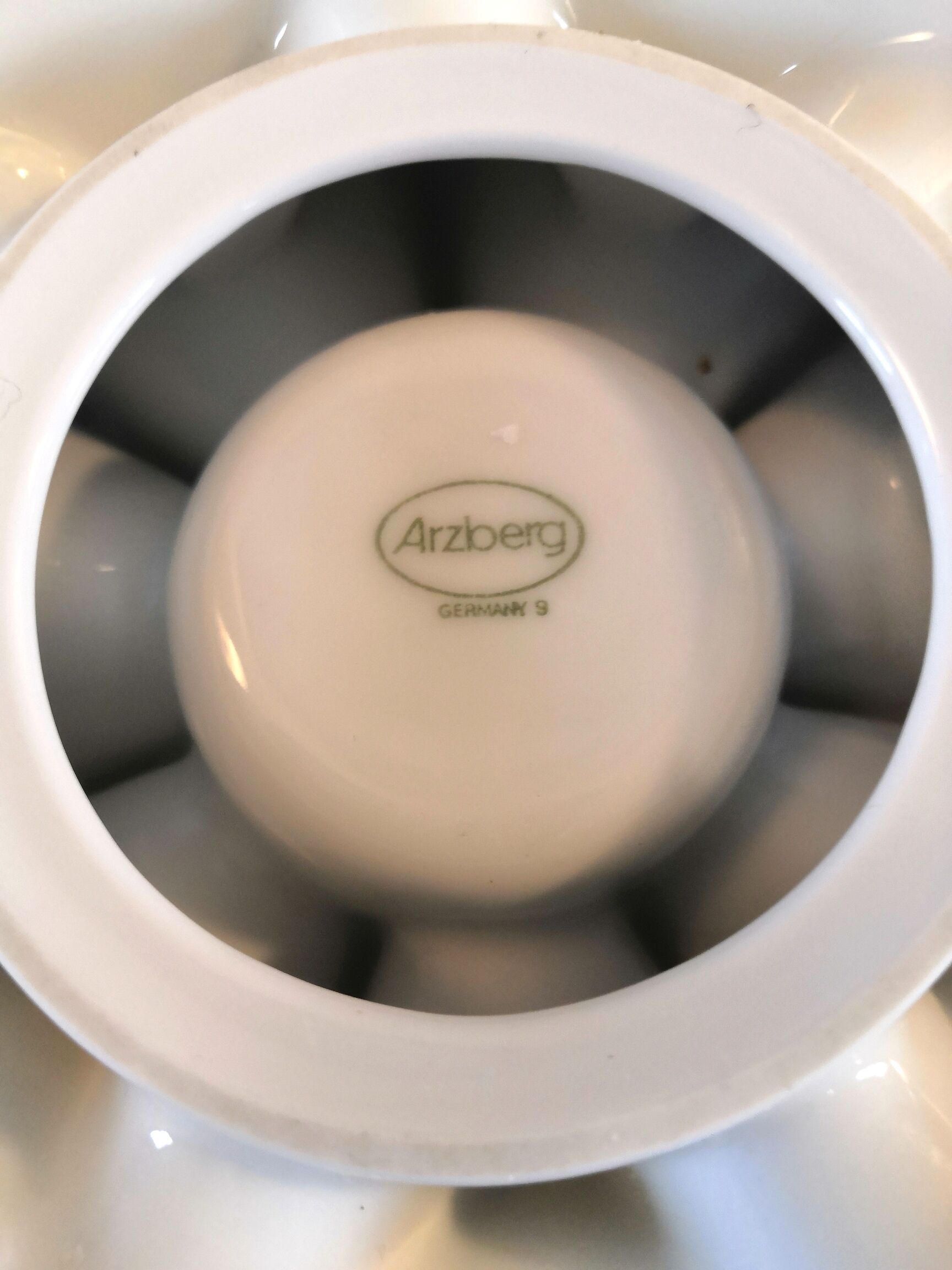 Candle holder signed Arzberg design 70s
