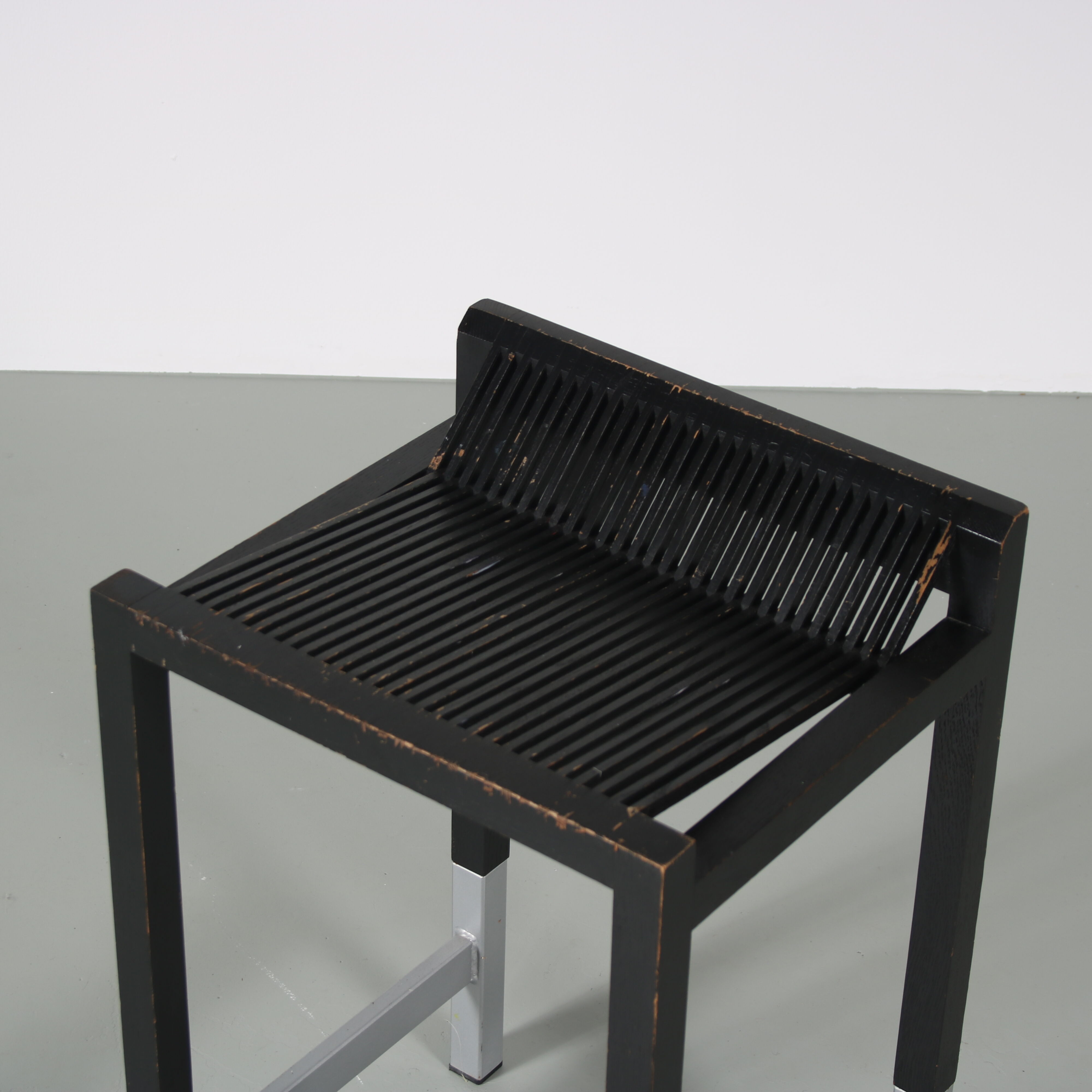 1970s bar stool by Ruud Jan Kokke, Netherlands