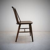 Lot de six chaises vintage scandinaves