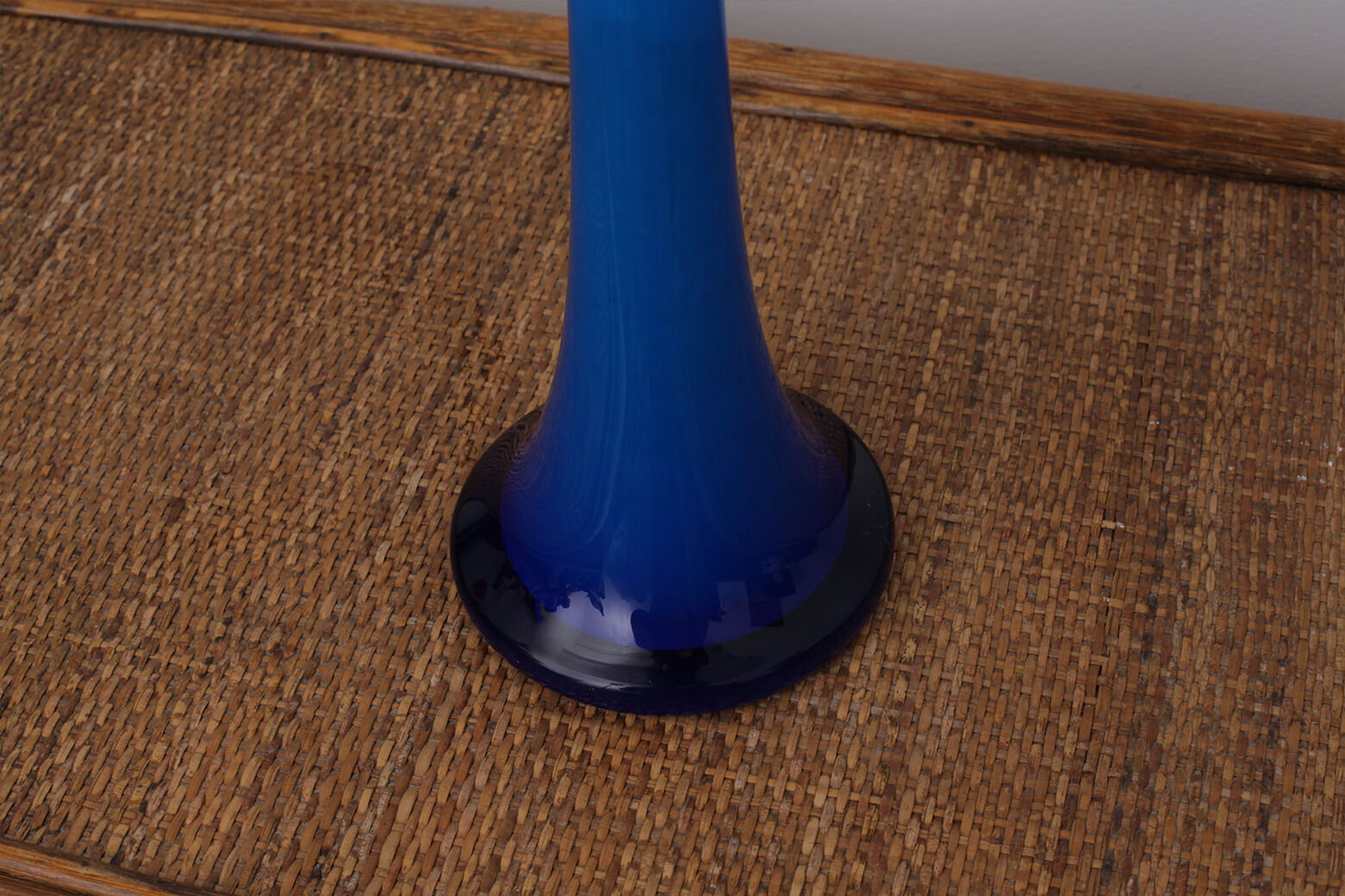 Large blue soliflore vase 70cm