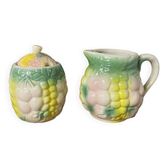 Slush milk jug and sugar bowl