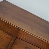 Vintage Dutch Oak Apothecary / Filing Cabinet, 1930s