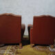 Paire de fauteuils club moustache 1940