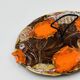 Plat Poisson Vallauris Céramique Vintage Orange